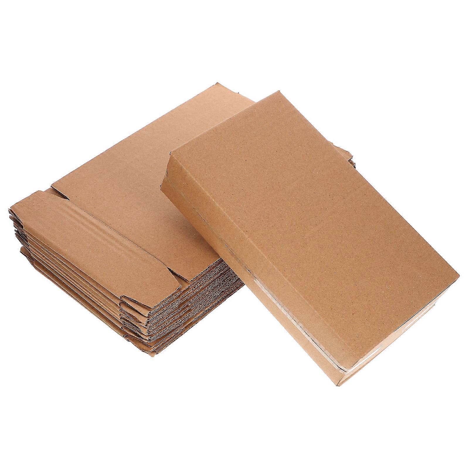 10pcs Express Corrugated Cardboard Boxes Set Packing Boxes Storage Paper Boxes Assemble Boxes
