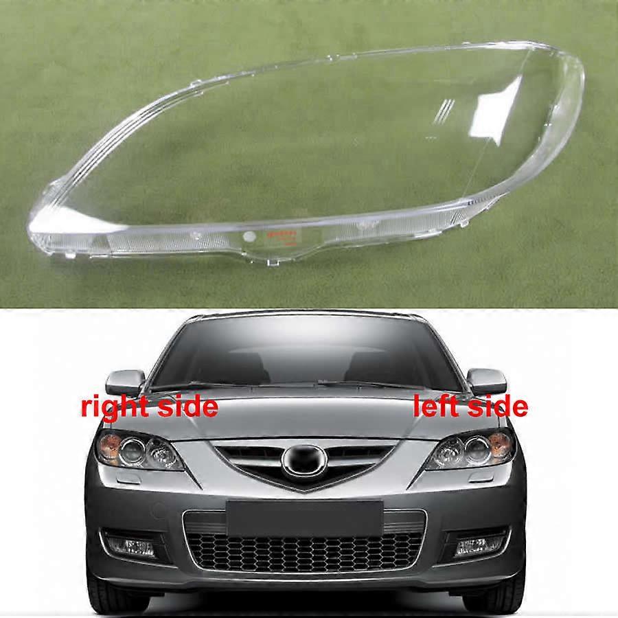 For Mazda 3 M3 (sedan) 2006-2012 Headlights Cover Transparent Headlamp Shell Lamp Lens Replace Lampshade Plexiglass