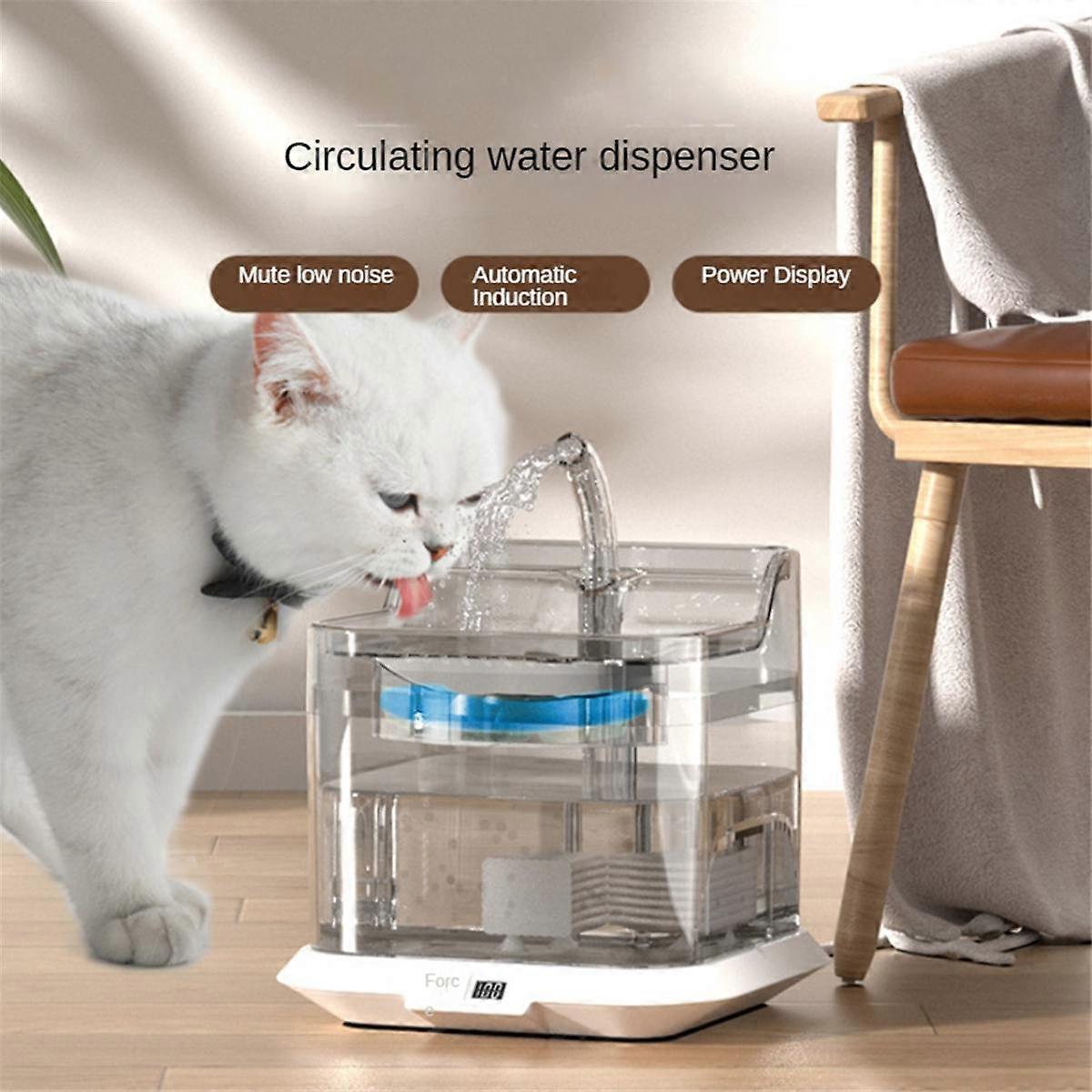 Bebedouro inteligente para gatos 3L com sensor automático para cães e gatos