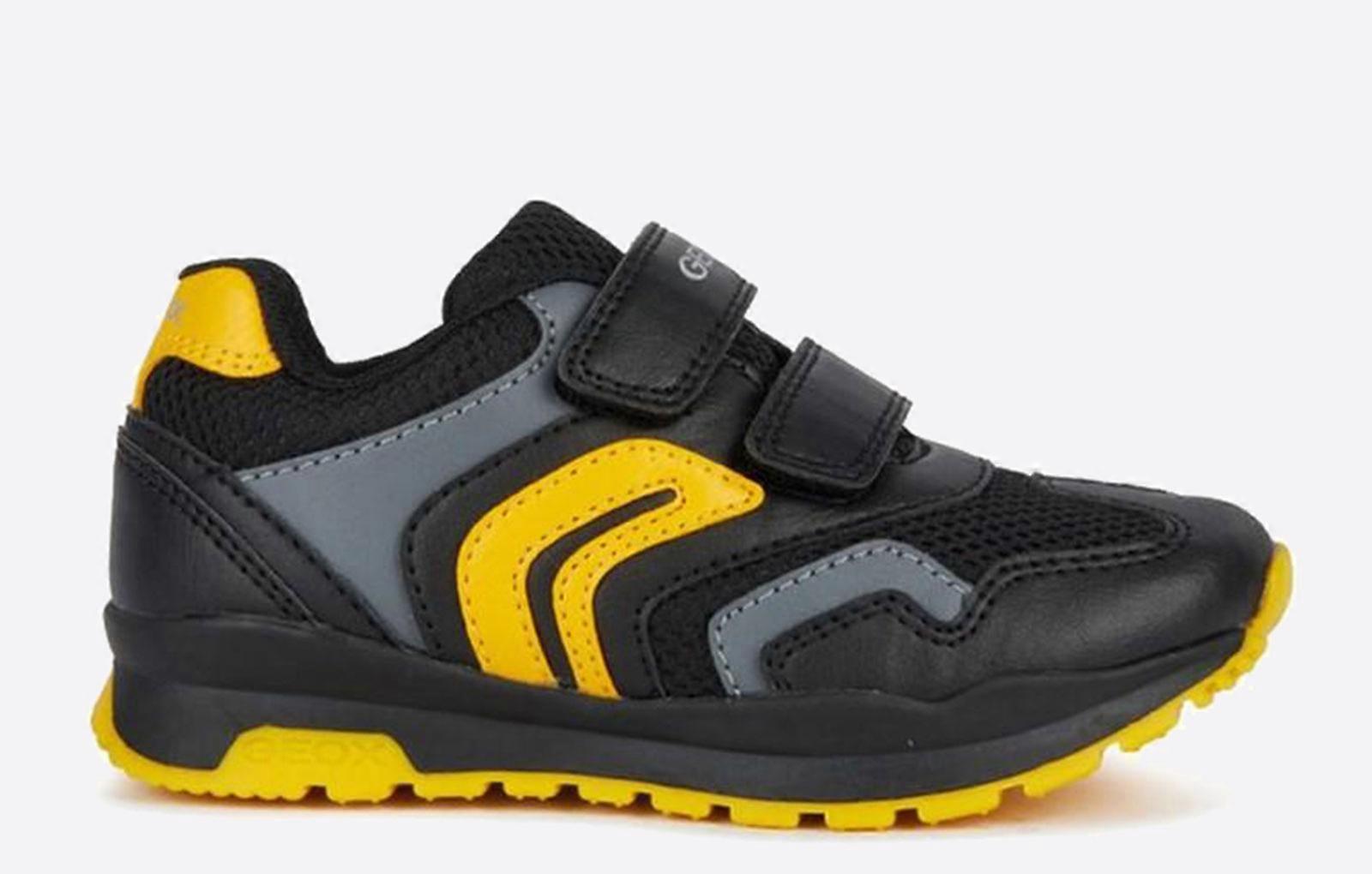 Geox Pavel Trainers Junior Black/Yellow