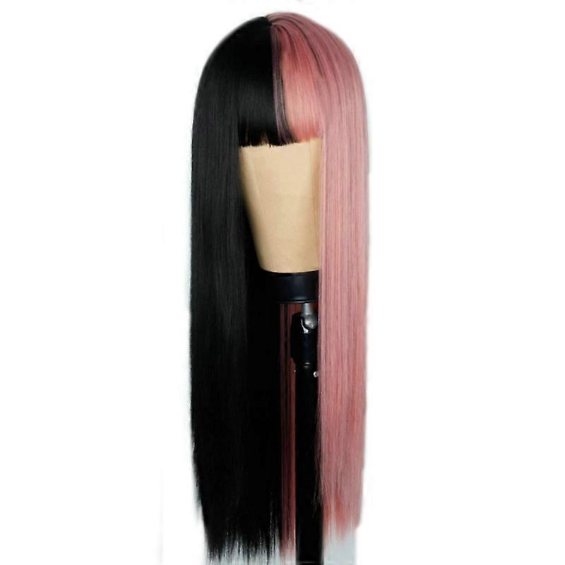 Wig female long straight hair