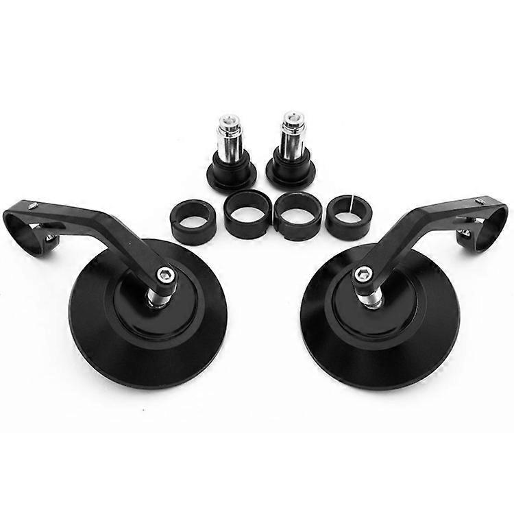 Retro Motorcycle Modification CNC Coffee Quickco CG125GN Longjia Rearview Mirror Reflector Handlebar Rearview Mirror