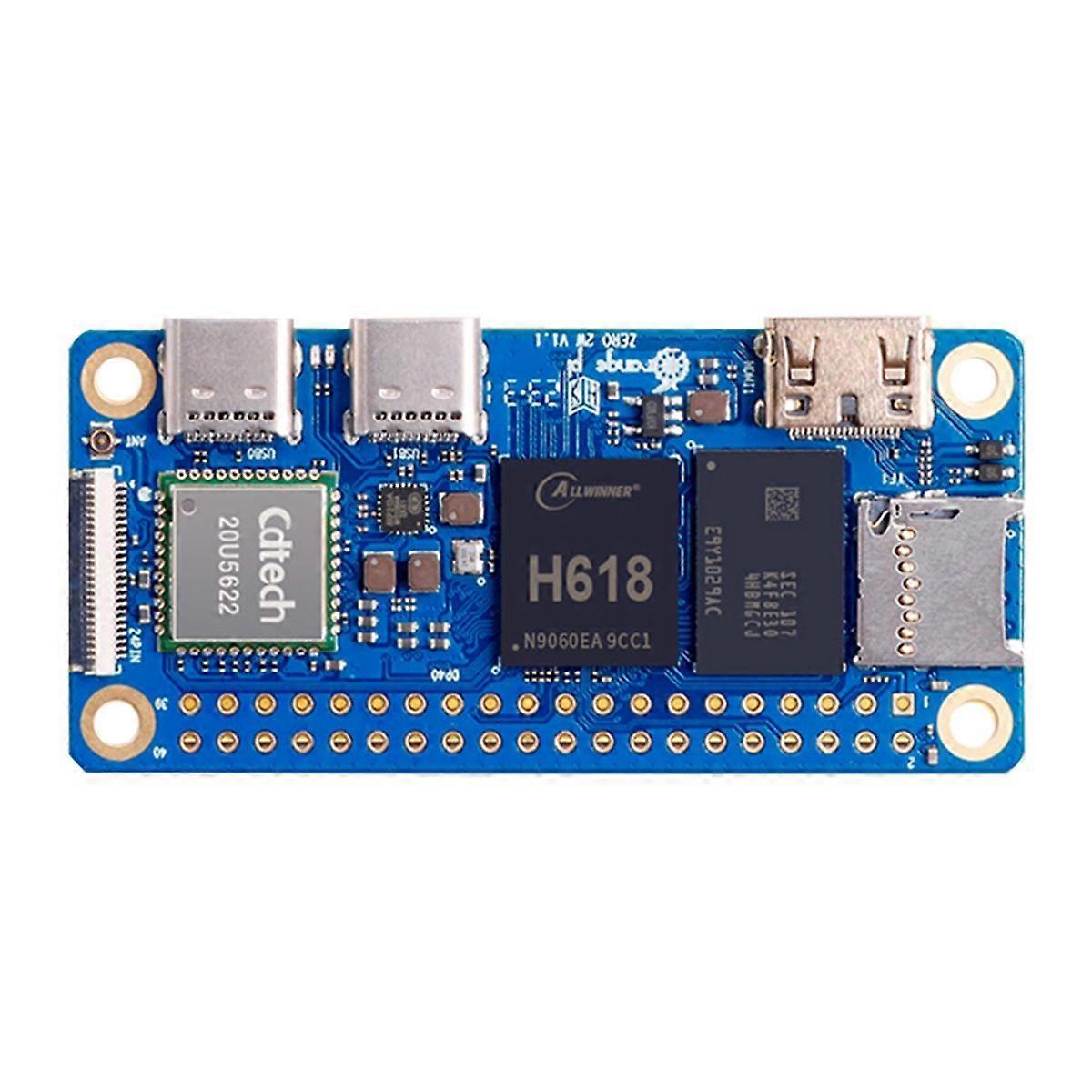 Zero 2W Entwicklungsplatine 4GB RAM DDR4 Mini-PC Allwinner H618 WiFi Bluetooth 5.0 Single Board Comp