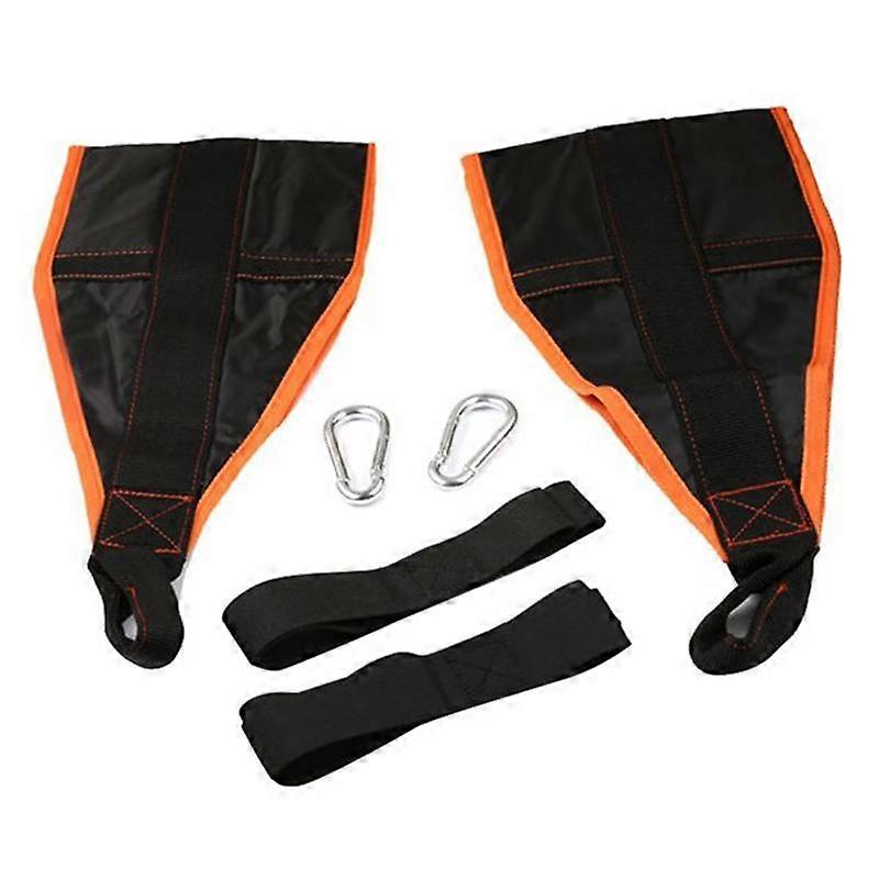 Pull Up Belt Set Sit Up Heavy Duty Sling Cantilever Training Belt Leg Lifts Fitness Muscle Training 20.5X48cm