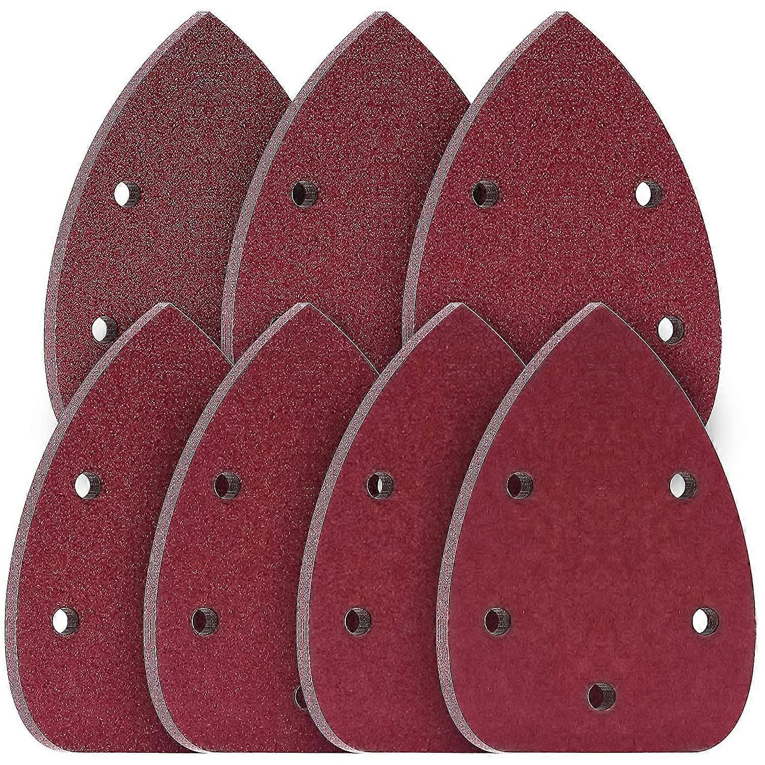 Triangular Sandpaper 10 X 40/60/80/120/180/240/400 Triangle Sanding Disc 70 Pieces For Sander