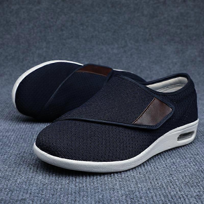 Wide Adjusting Soft Comfortable Shoes Orthopedic Walking Shoes for the Old Breathable Hook-and-loop Design Shoes