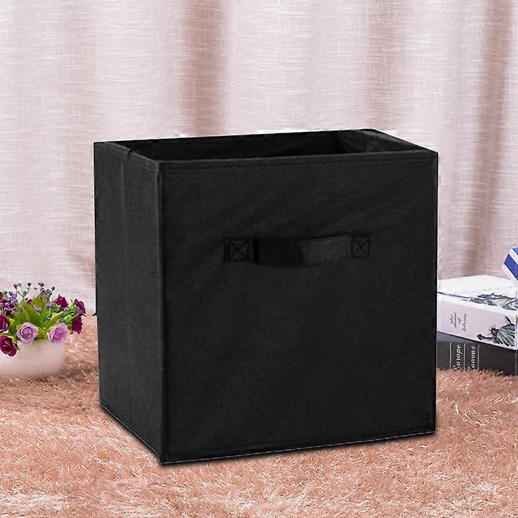 Foldable Cubes Storage Bin Collapsible Storage Basket with Handle for Clothes Toys Books