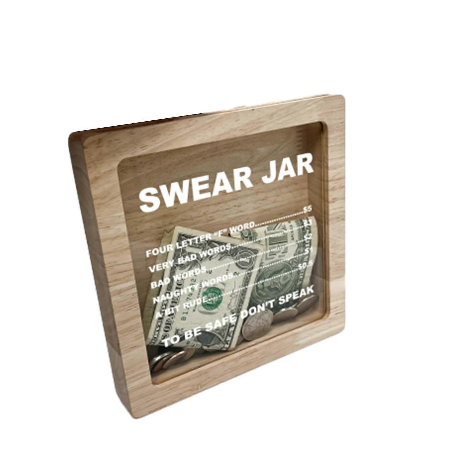 Squared/House-Shaped Piggys Bank Desktop Saving Money Container for Storage Coin Money