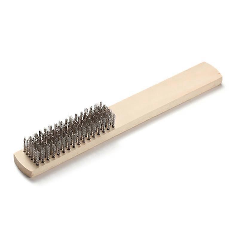 Wire Scratch Brushes 12 Piece Wire Brush Set with WoodHandle for Cleaning Paint