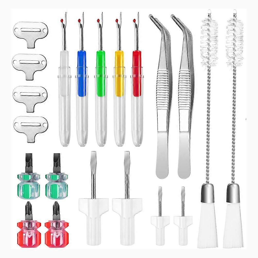 21Pcs Sewing Machine Cleaning Tool Kit Different Size Screwdrivers Sewing Machine Repair Tools