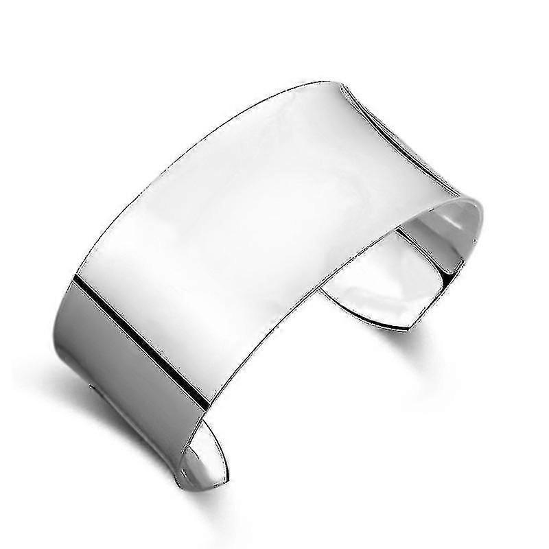 925 Sterling Silver, Classic Simple, Opening Bracelet