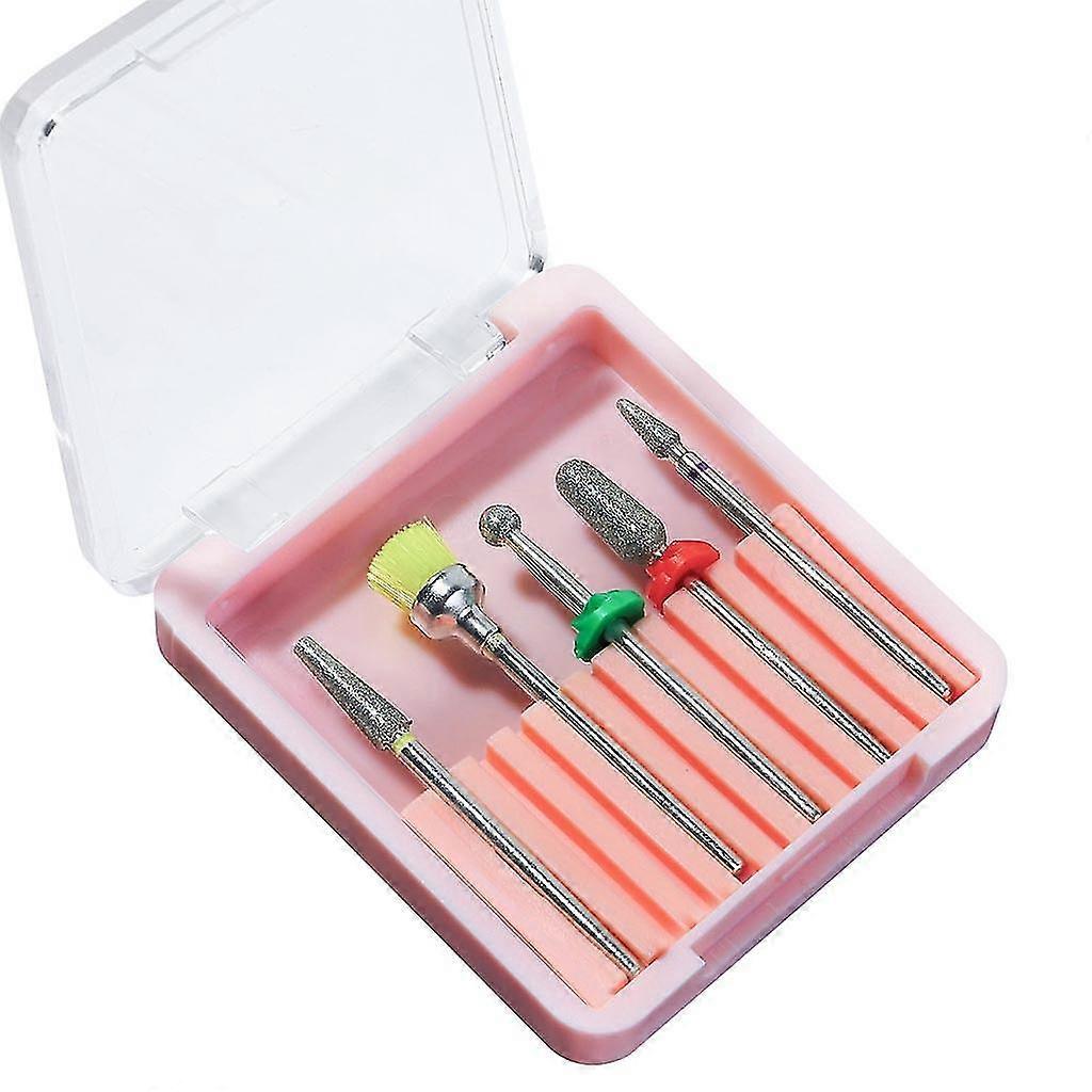 Nail Drill Bits Cuticle Manicure Machine Cutter File Gel Polish Kit Set