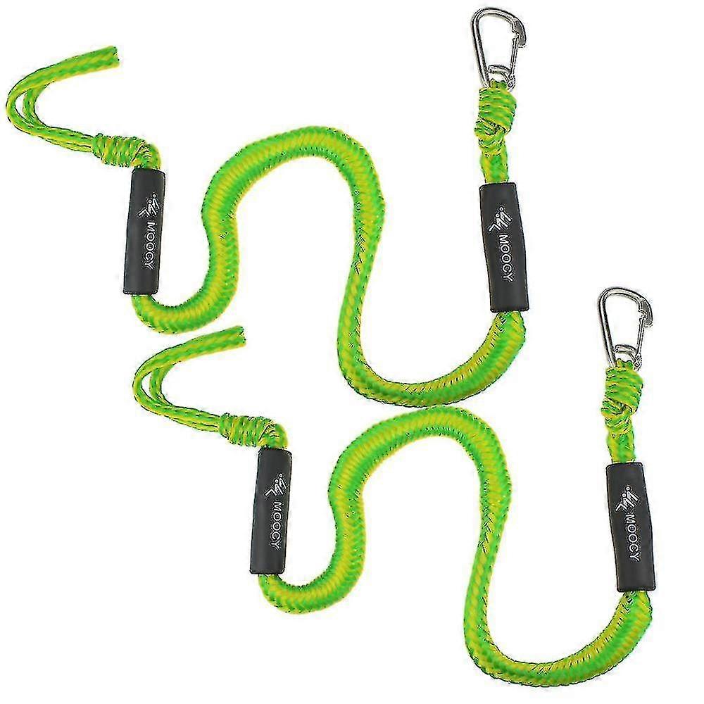 2er-Pack Boot Bungee Dock Line mit Haken Festmacherseil Boot Zubehör für Boote Ponton Jet Ski Wav