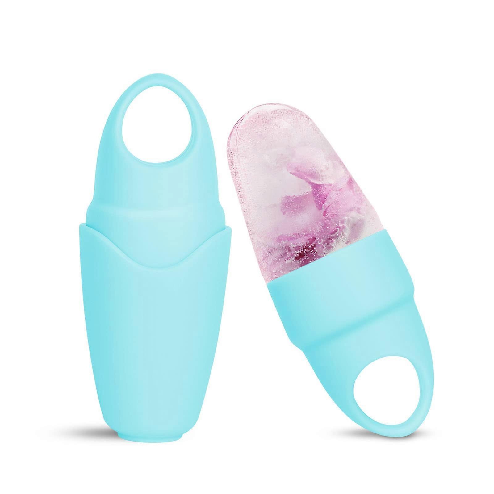 Ice Roller, Mini Ice Roller For Face Eyes and Neck, Gua Sha Massage Face Roller Ice Mould, Reusable Facial Beauty Ice