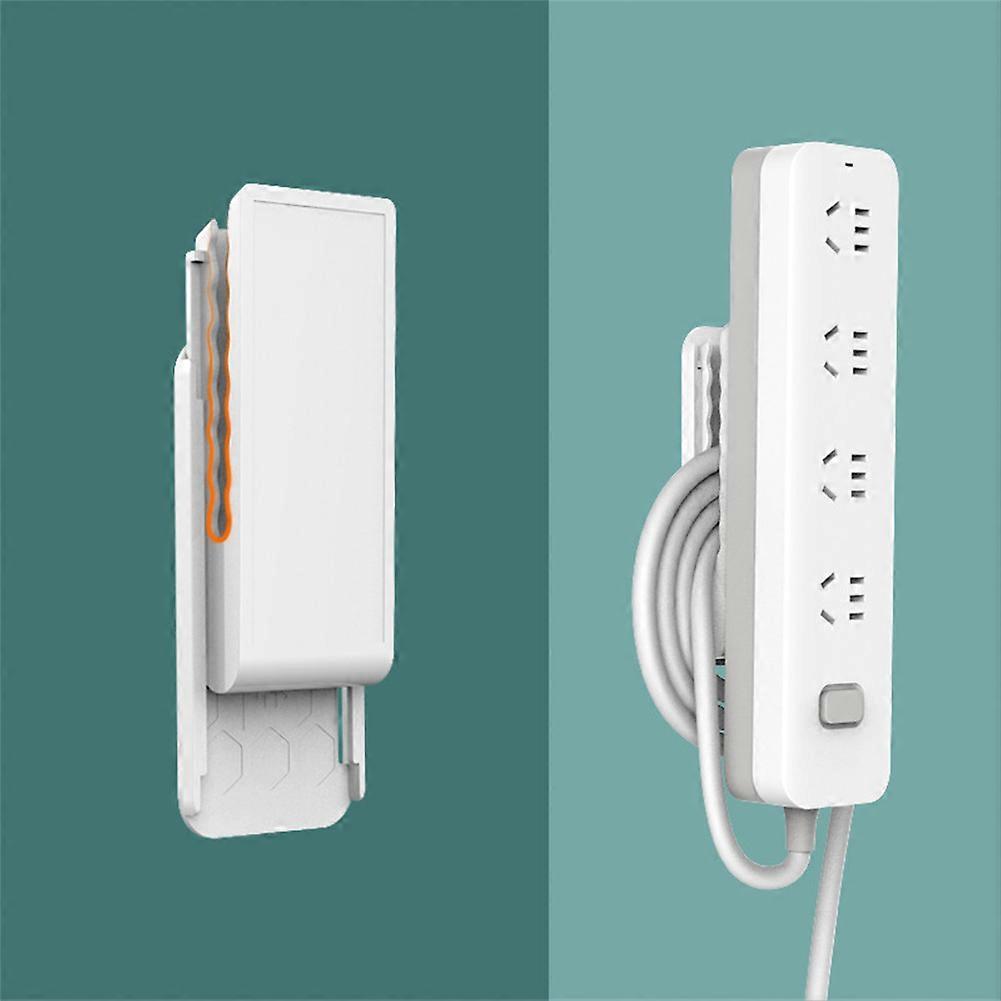 Plug Storage Holder, Socket Fixer, Cable Management Punch Free Surge Protector