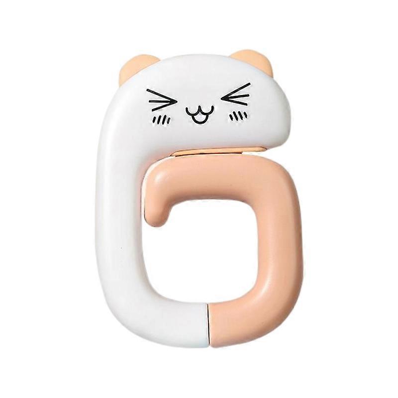 Bag Hook Strong Load-bearing Keep Neat Portable Cartoon Folding Handbag Hanger Table Hook for Office KAESI