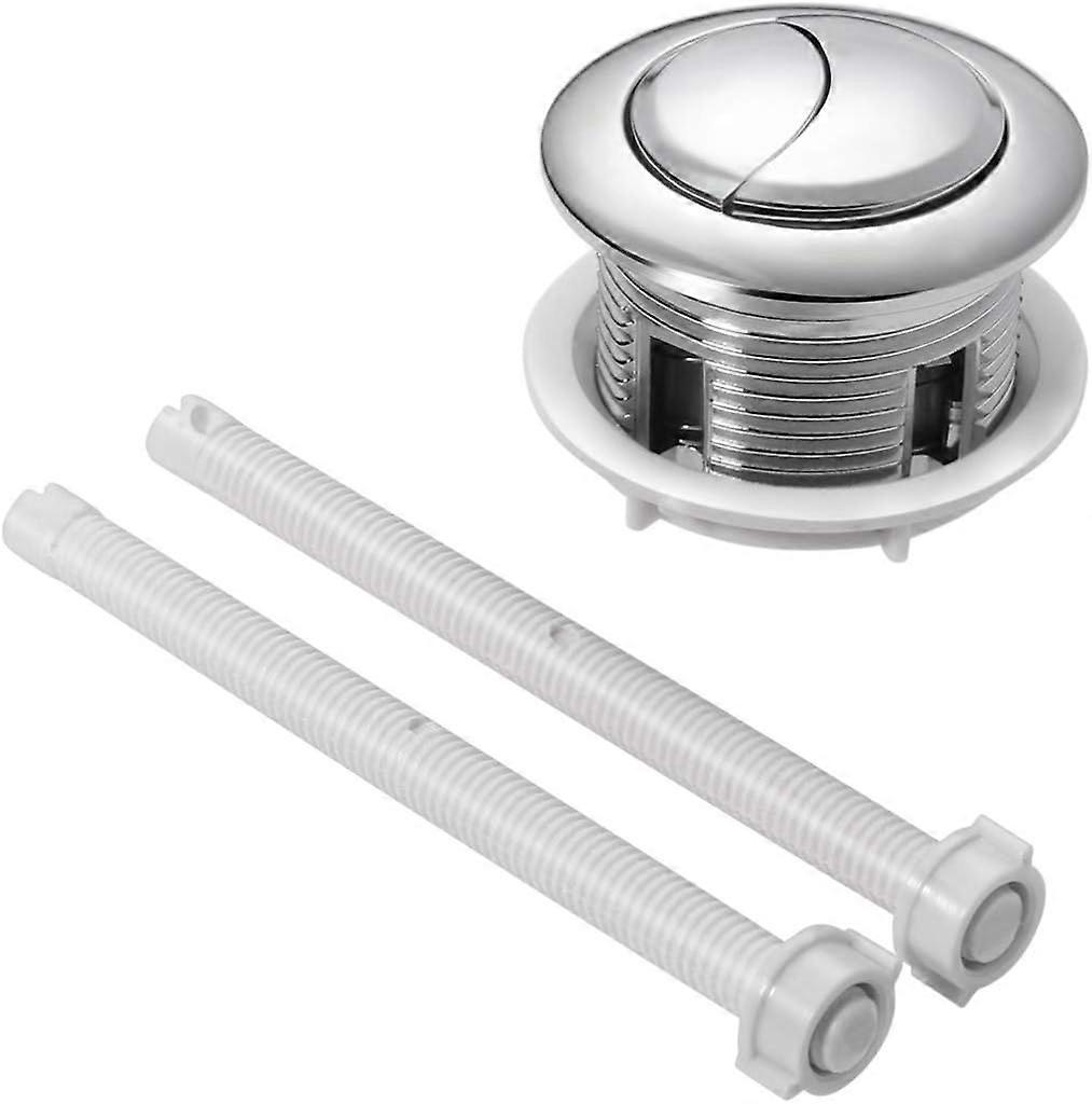 Double Flush Push Button 114Mm Double Flush Replacement Button Water Tank Repair Push Button with Thread Diameter