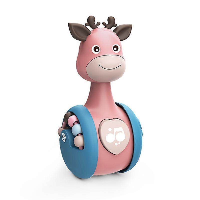 Sliding Deer Baby Tumbler Rattle Toys