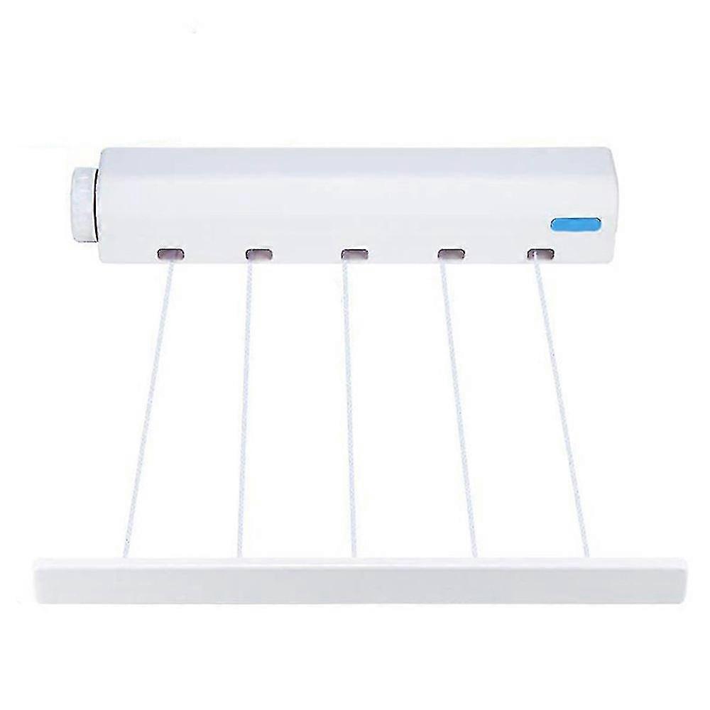 Spring Automatic Retractable Clothesline Drying Line Towel Rack