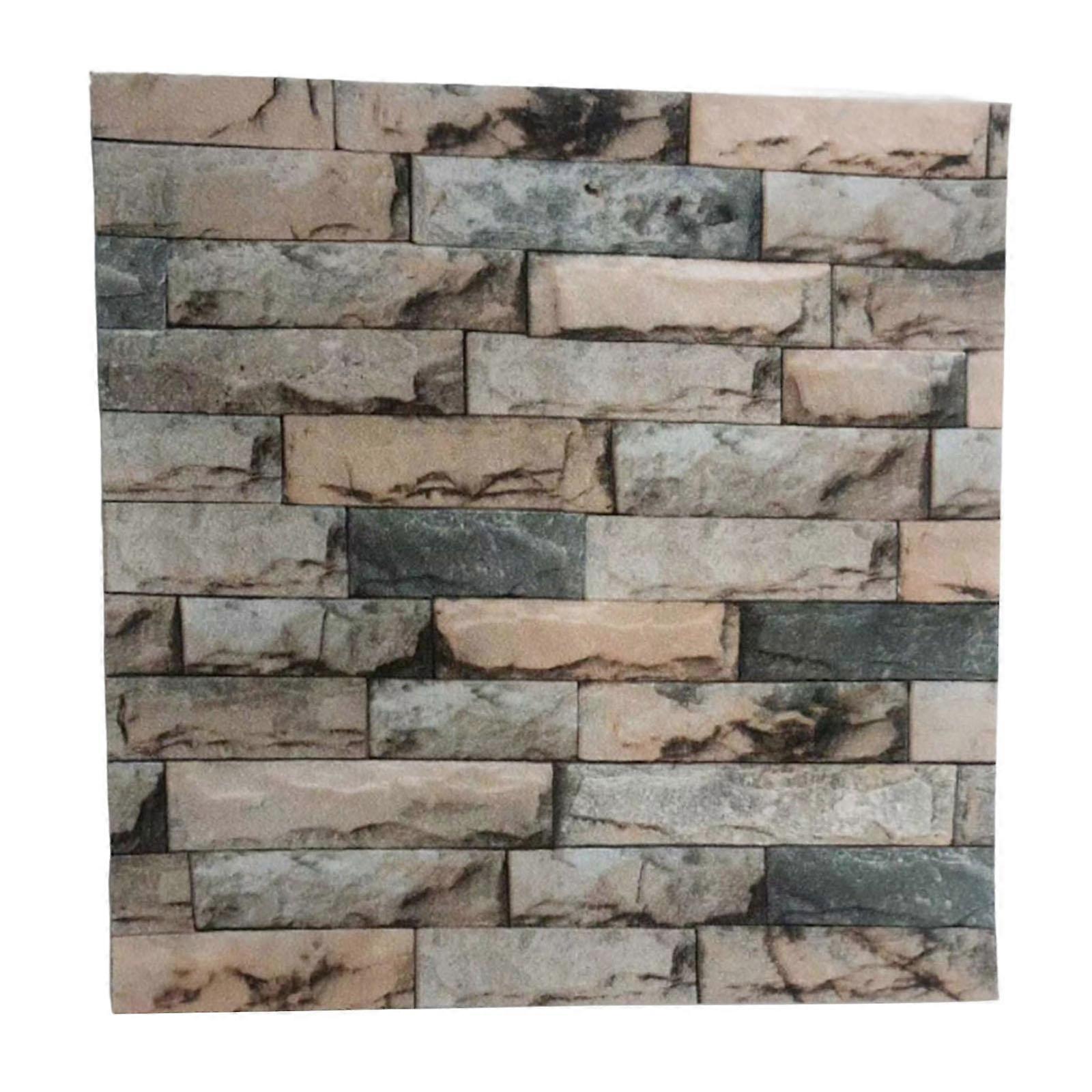 3D Brick Wall Sticker Self Adhesive Foam Panel Kitchen Wallpapers Green