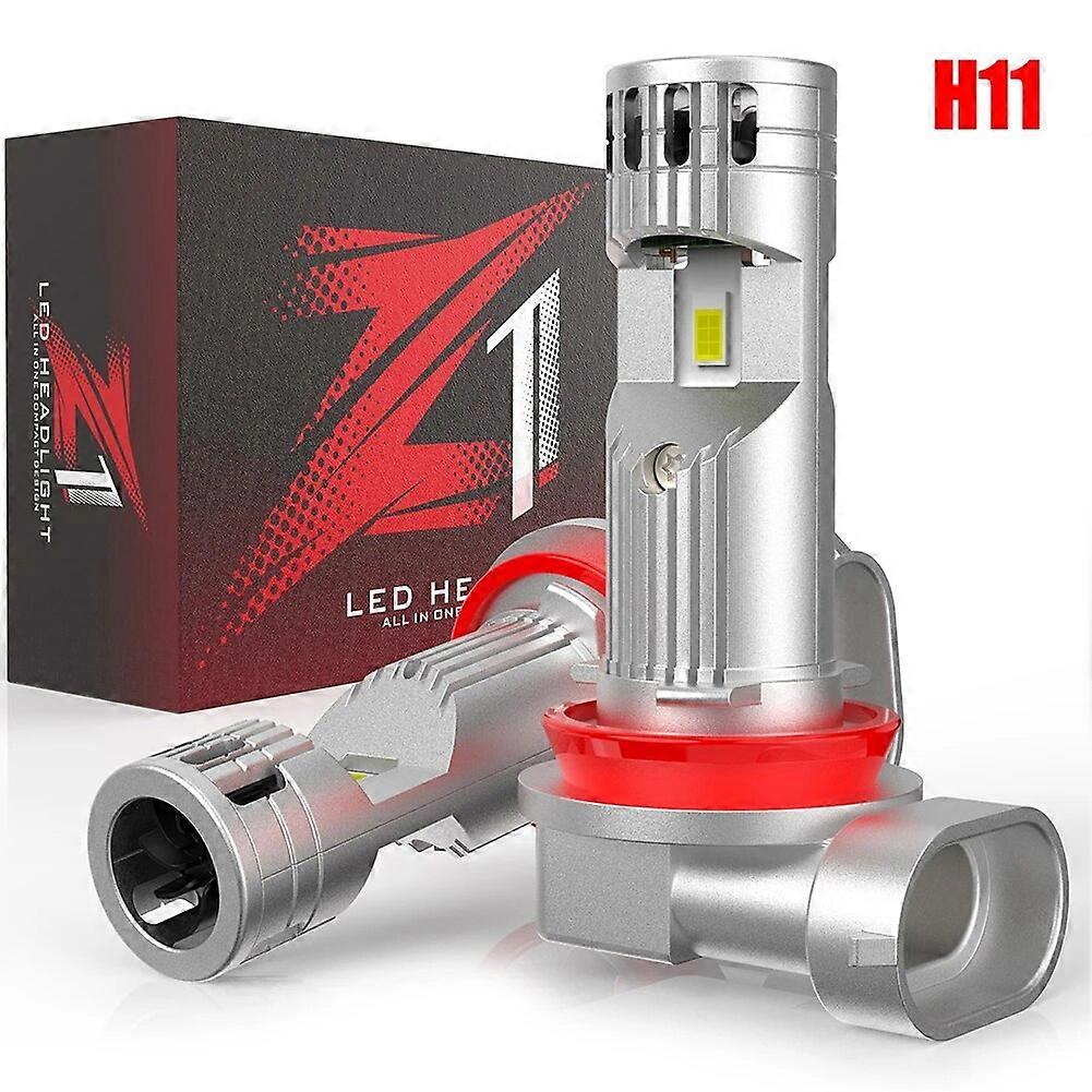2Pcs H7 Led Canbus With Fan Headlight Lights 6000K 80W 20000LM Bulb CSP Lamps H7 H4 H11 9005 HB5 Mini Led for Automobiles