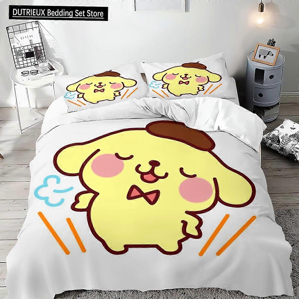 B454 ملاءات سرير بومبومبورين غطاء لحاف 2 قطعة 3 قطعة سرير مزدوج مفرد بحجم كينغ تطريز غطاء لحاف غطاء لحاف متعدد القطع مجموعة ملاءات السرير HBJI45