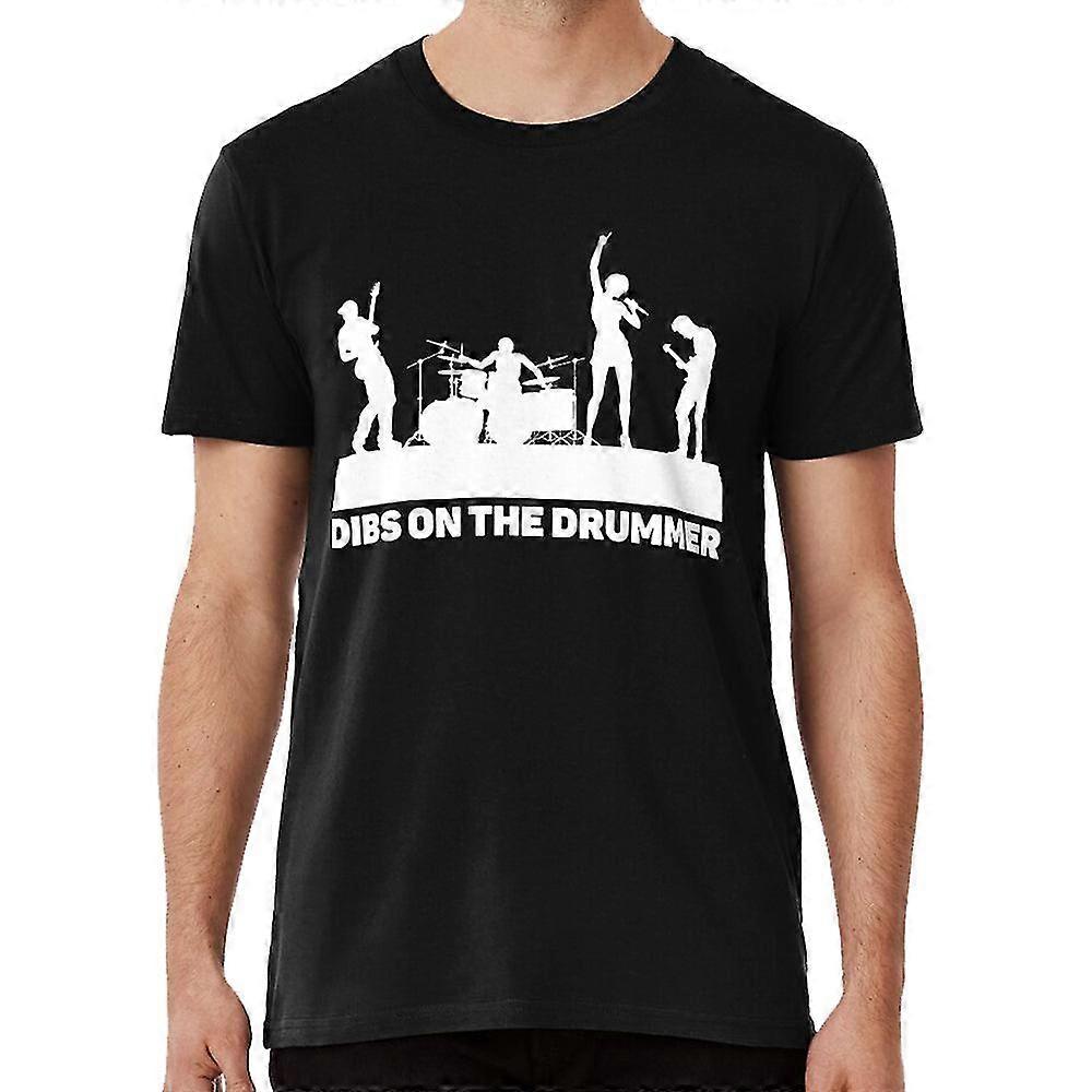 Camiseta Dibs on the drummer Crew Neck