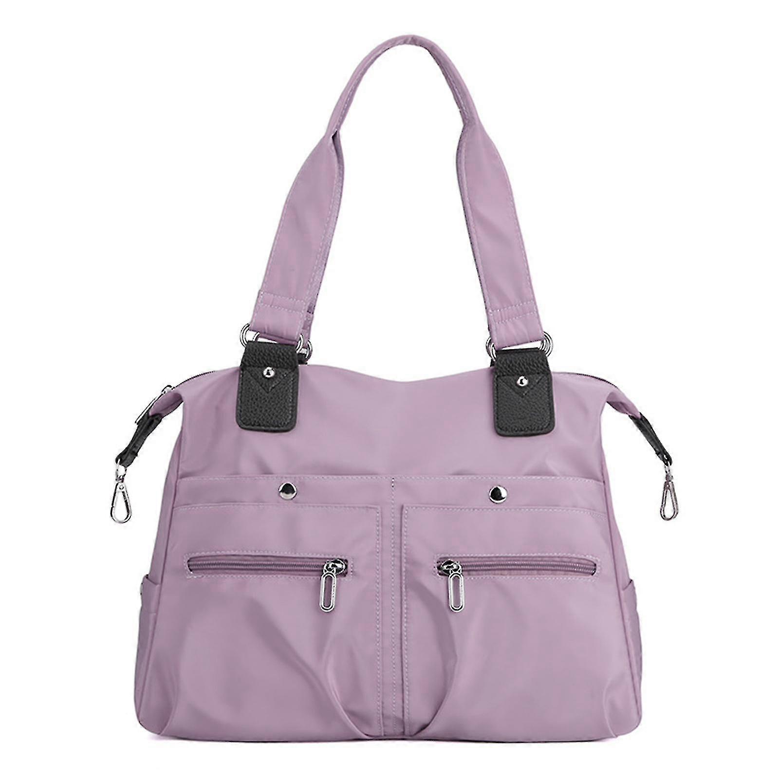 Large Shoulder Bag Capacity Waterproof Bag Multi Pocket Shoulder Bag, Utility Tote Bag With Pockets And Compartments Multi-color optional