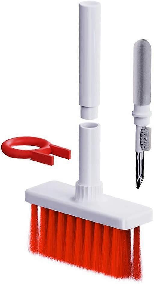 Keyboard Cleaner Brush 5 in 1 Keyboard Cleaning Brush Kit Multifunction Cleaning Tool Kit Earphone Cleaner Computer Cleaning Tools for PC Airpod Earbu