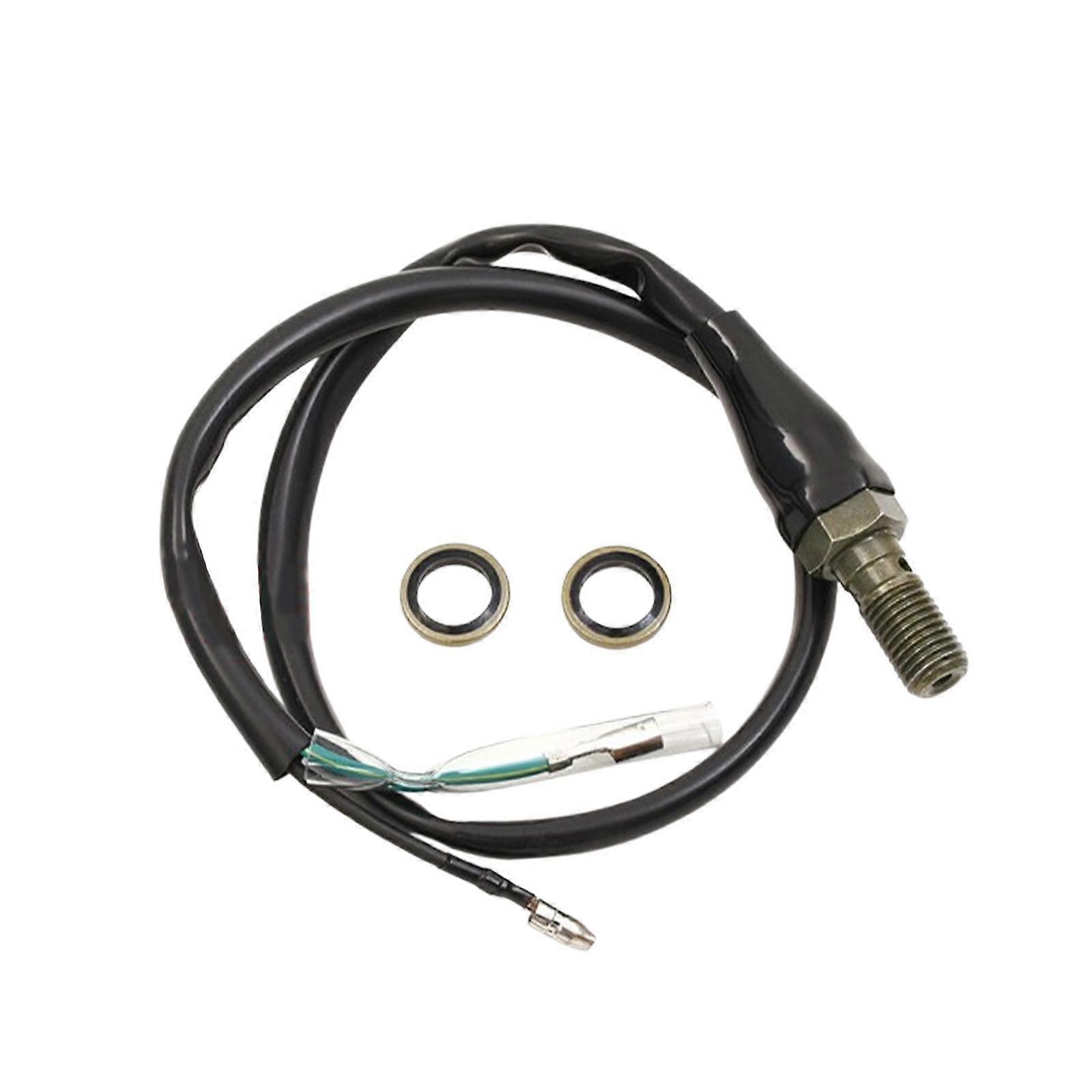 Motorcycle Rear Switch with Washers M10x1.25 Versatile Brake Hydraulic