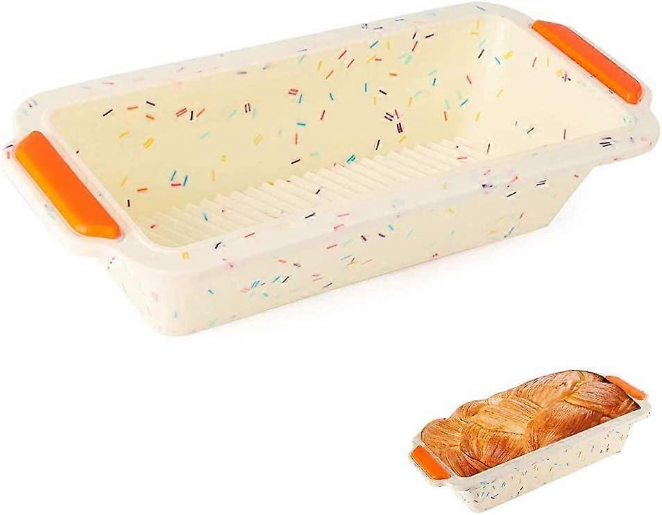 Silicone Loaf Pan, 29*13*6cm Bread Baking Mold, Rectangular Bread Baking Pastry Pan, Non-Stick Baking Mold for Making Bread, Cakes, Muffins