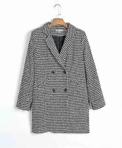 Loose Turn-down Collar Blazer Jacket Coat