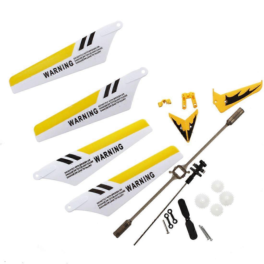Kit di ricambio per elicottero RC S107 / S107G, pale, fibbia di collegamento, albero interno - Giallo
