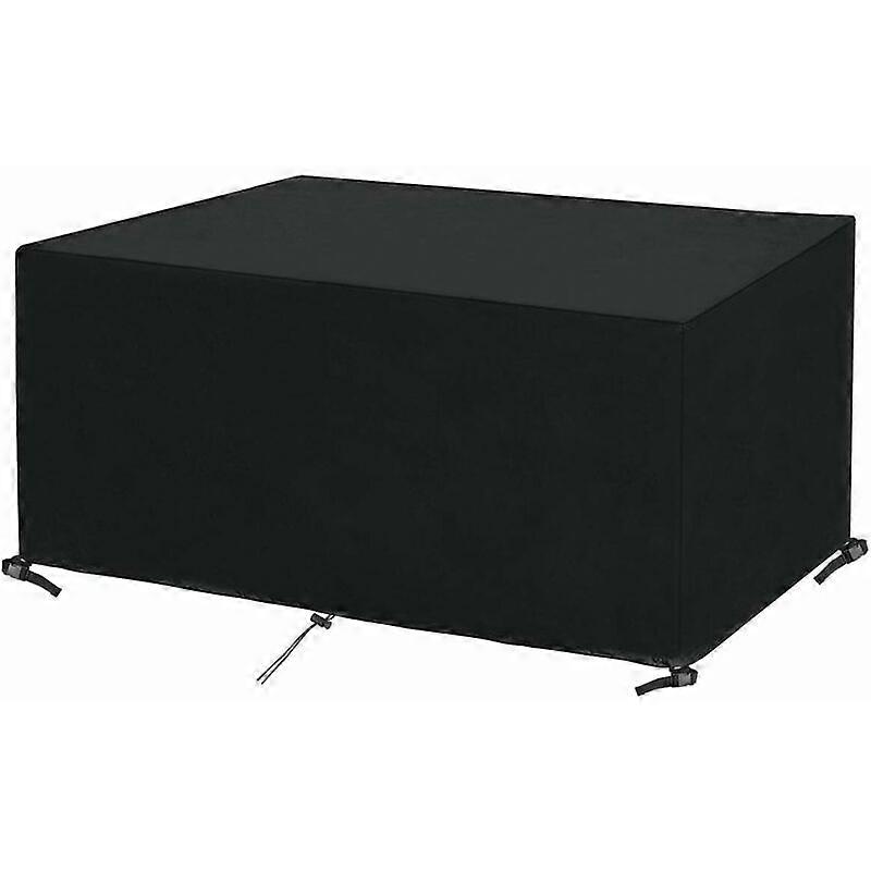 Rectangular Garden Furniture Cover, Waterproof and Winter-Resistant Oxford Fabric Garden Table Cover, Protective Tarpaulin for Tables, Chairs and Gard