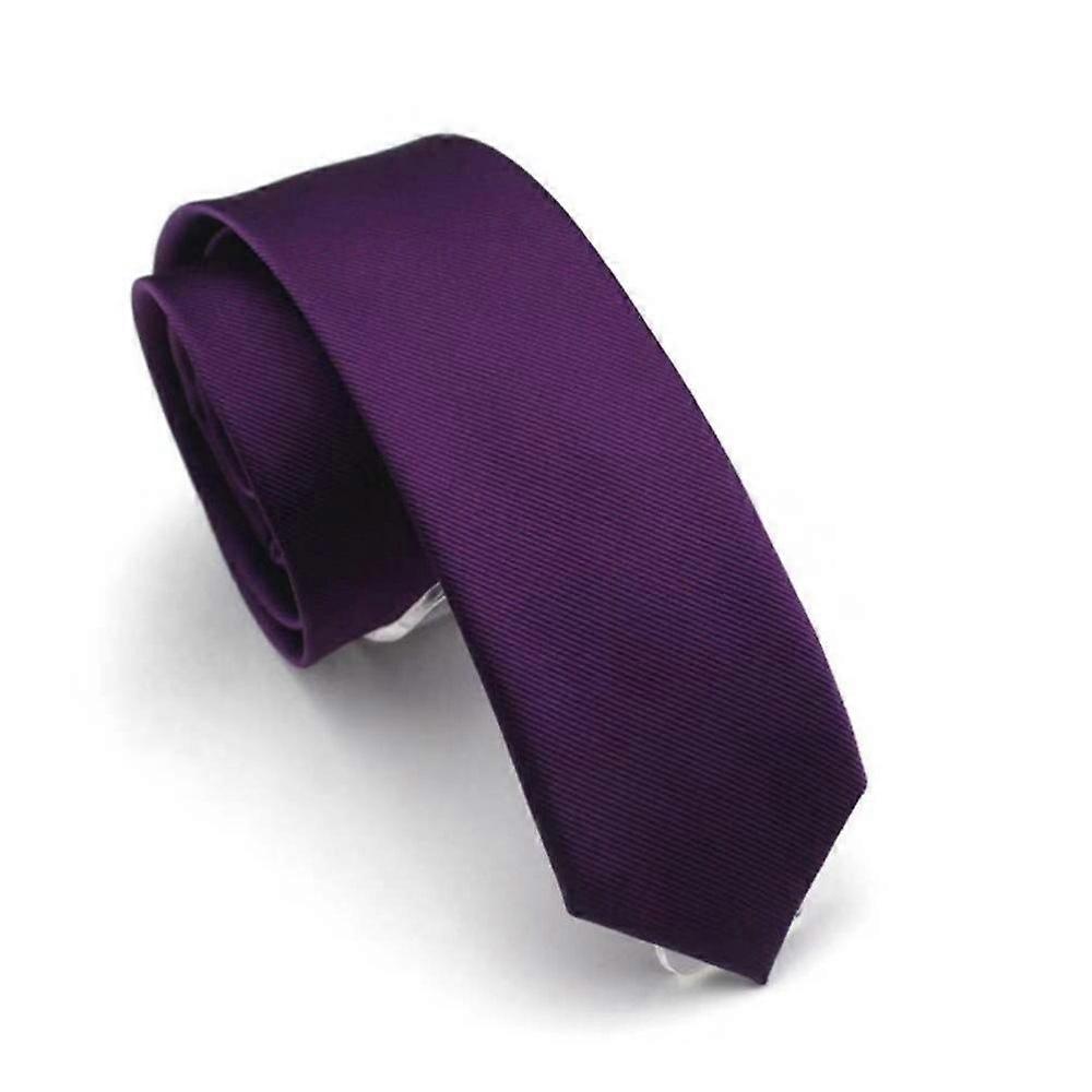 Cravate Vert Jaune Noir | Cravate mince jaune vert | Gusleson Hommes Cravates 8 cm - 6cm Solid Slim