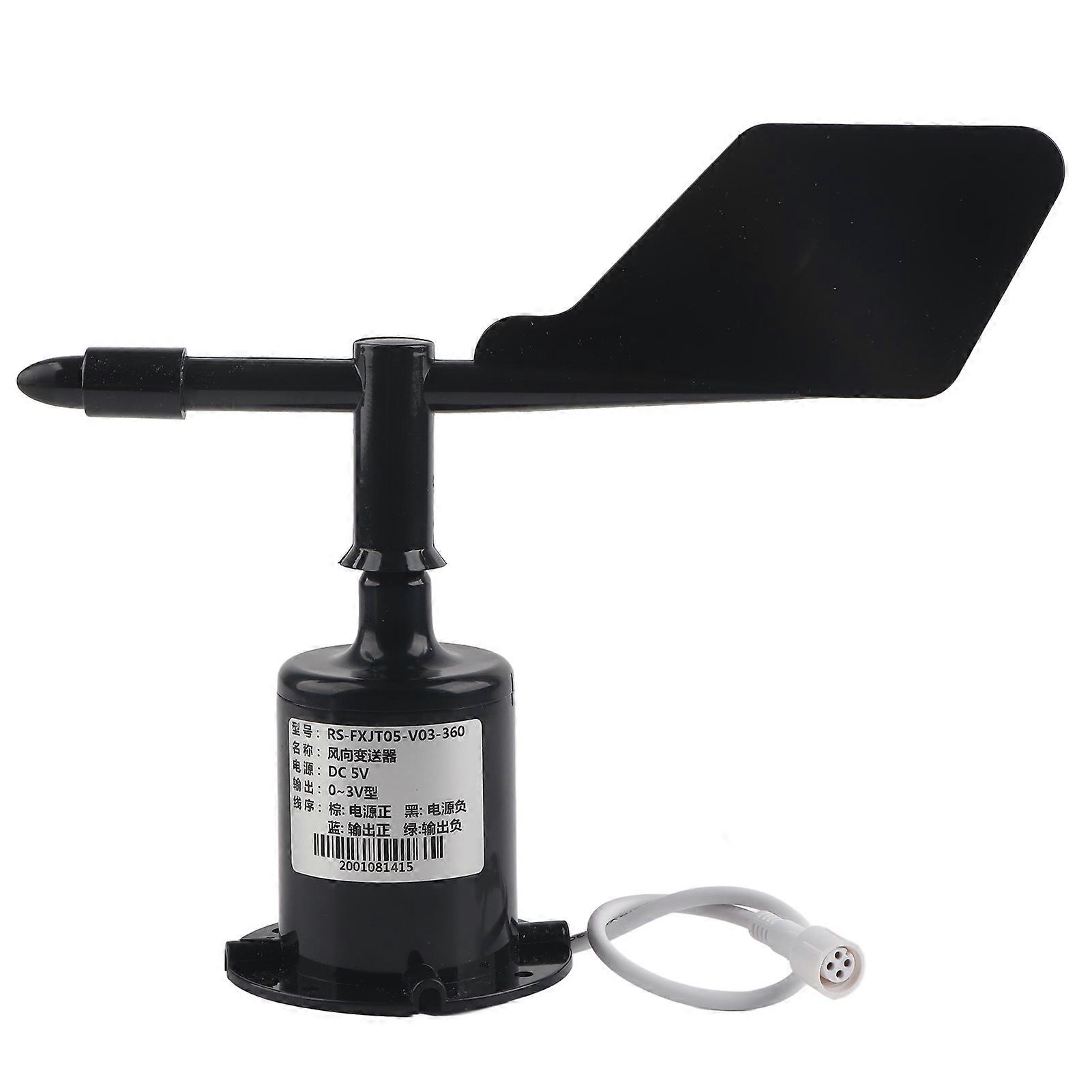 Ambient Weather 360 Degree Wind Speed Anemometer Transducer for 0-3V (5V Power Supply)