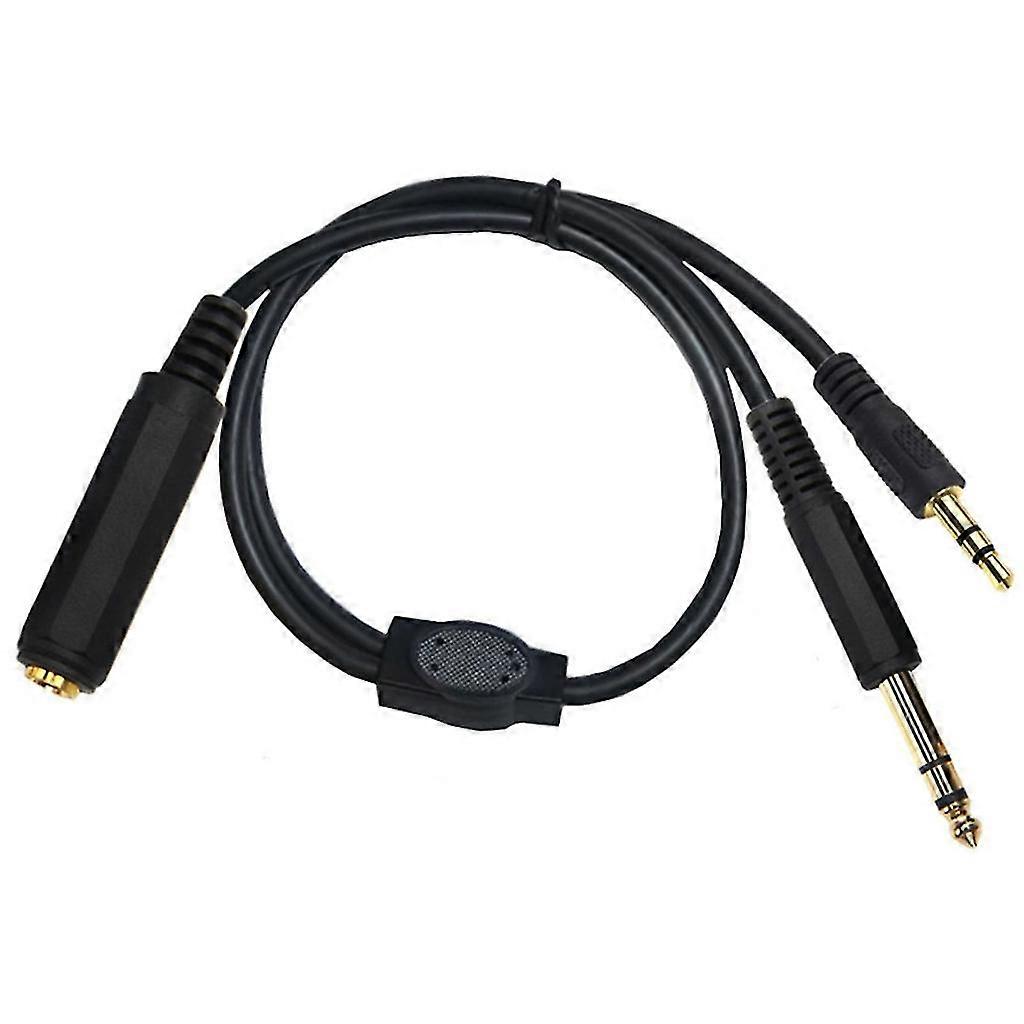 1/4" samice na 1/4" samec + 1/8" samec audio kabel pro domácí audio zařízení
