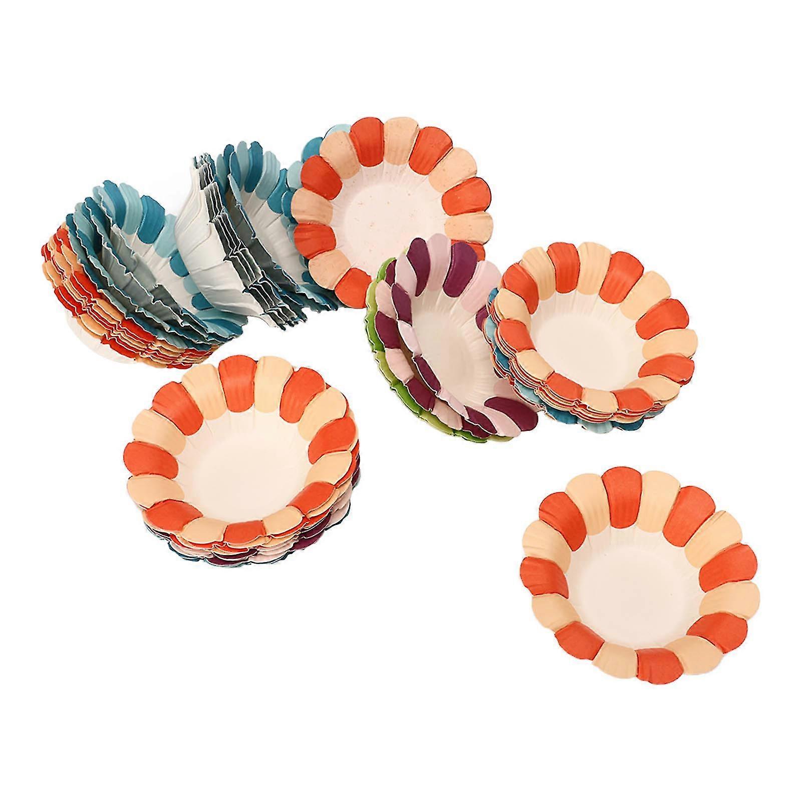 Eco Friendly Flower Petal Paper Bowls - DIY Craft for Kids (50pcs)