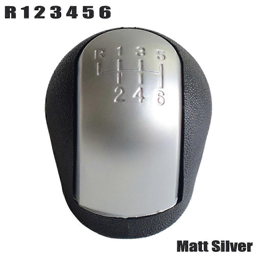 Chrome Styling Gear Shift Knob Shifter HandBall With Gaiter Boot Cover For Opel Vauxhall Vectra C Vectra B Corsa Astra 2002-2005