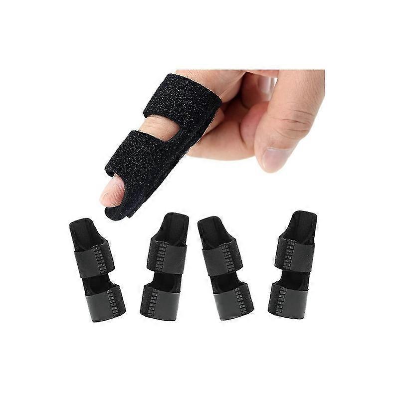 4 Pack Trigger Finger Splints Finger Brace Finger Knuckle Immobilization Broken Finger Protector Fits Index Finger Middle Finger Ring Finger