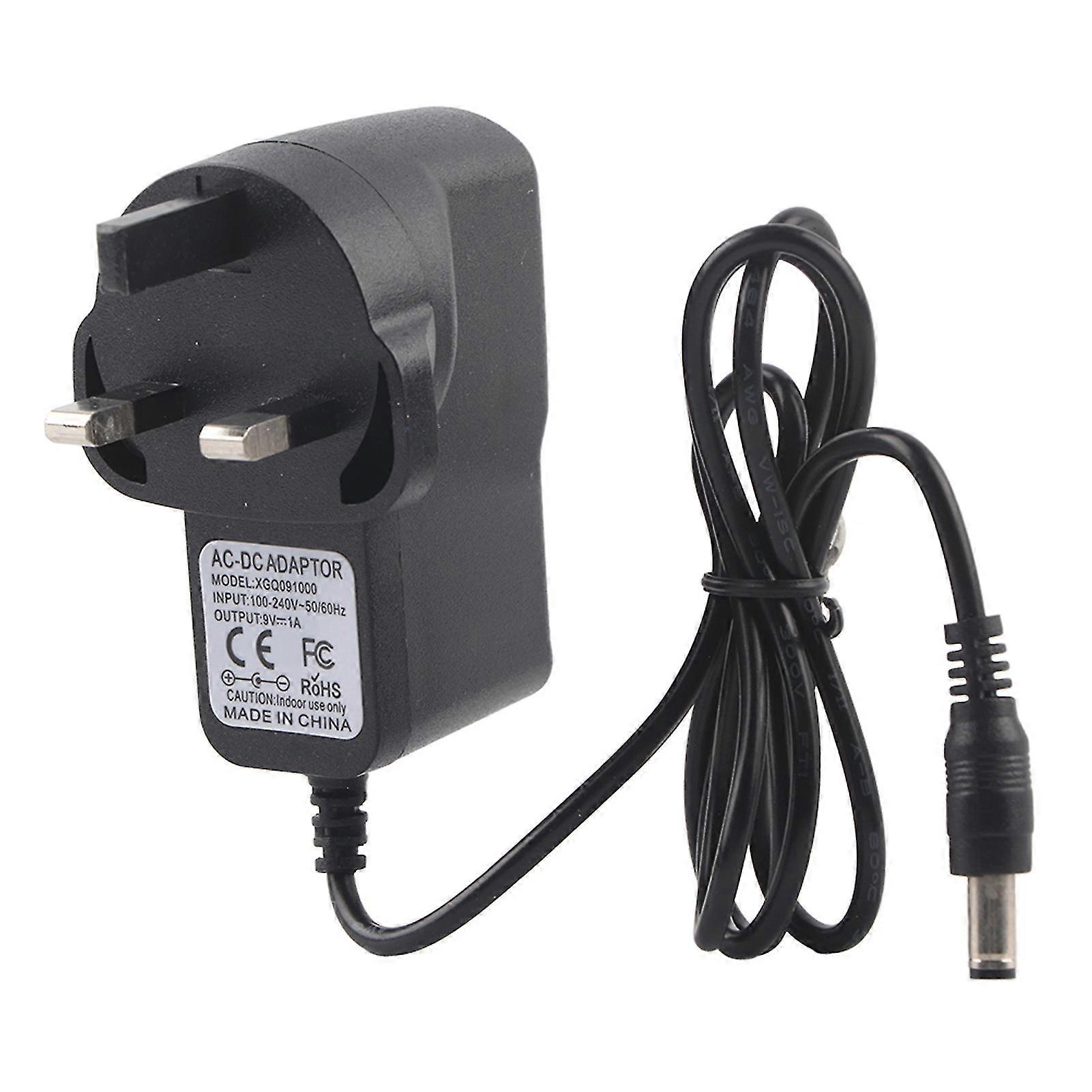 Universal 9V AC/DC Power Adapter for Electric Guitar Single Effector 100?240V (UK plug)
