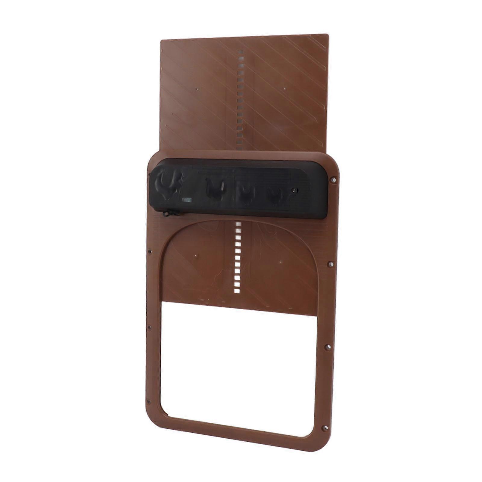 Solar-Powered Automatic Chicken Coop Door with Light Sensor - Safe and Convenient compatible with Poultry