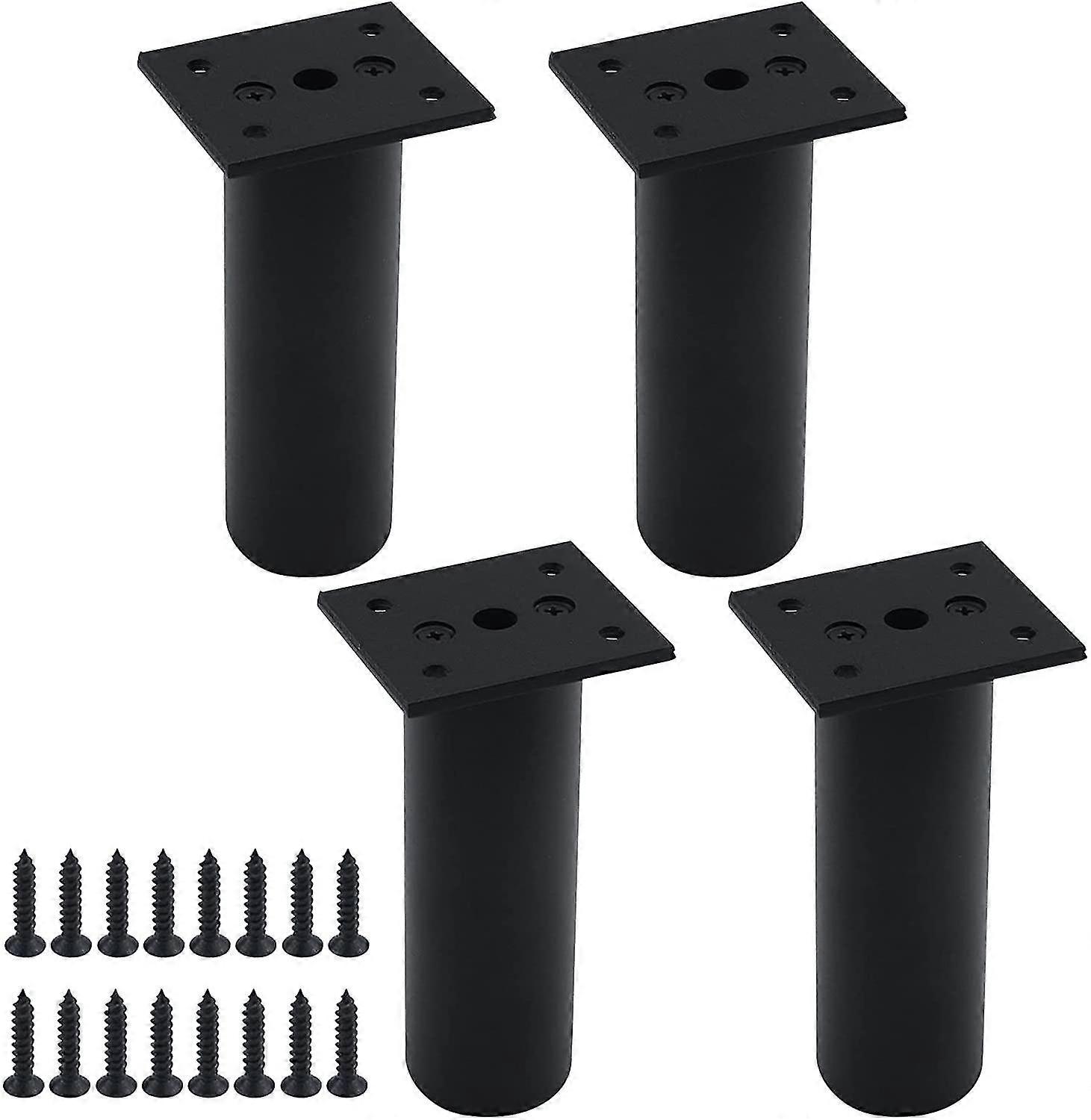 Alumíniumötvözet bútorok Állítható lábak Fém kerek lábak támogatása csavarokkal