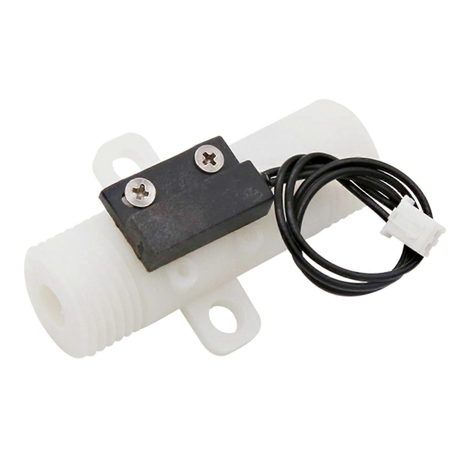 Compact Water Flow Switch with 1/2" Thread  Plastic Electric Solenoid for Valve