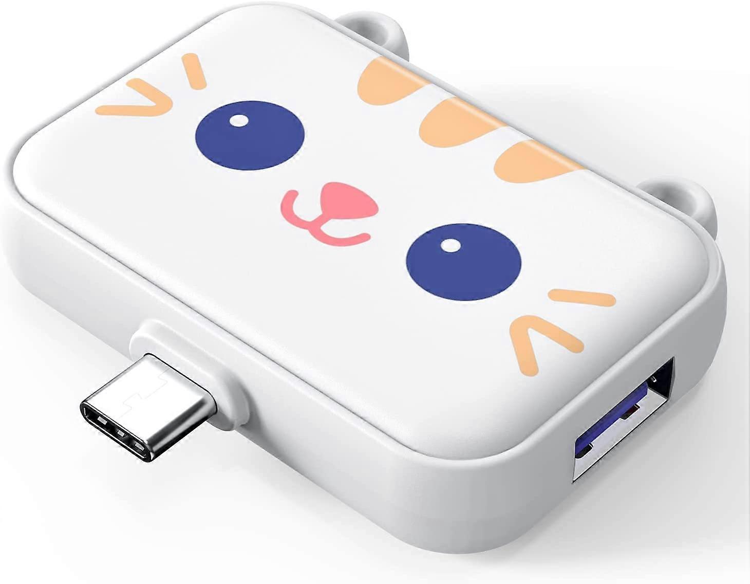 USB C Hub, 3 Port USB Hub with 1 USB 3.0 and 2 USB 2.0, Laptop Adapter, Apple MacBook Pro/Air, iMac, iPad Pro, iPad Mini 6, Surface Pro and Other Type