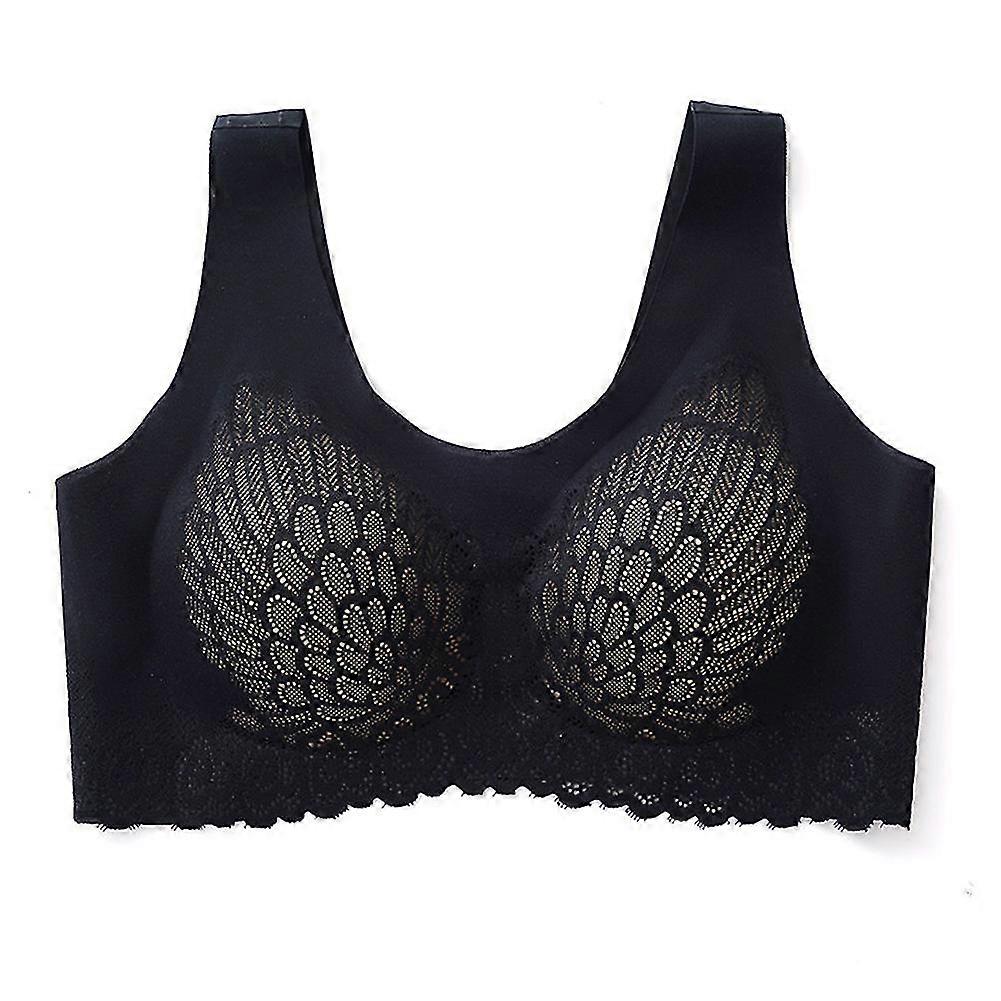 Latex 5d langattomat täysrintaliivit saumattomat push up hengittävät naisten rintaliivit-MXBC