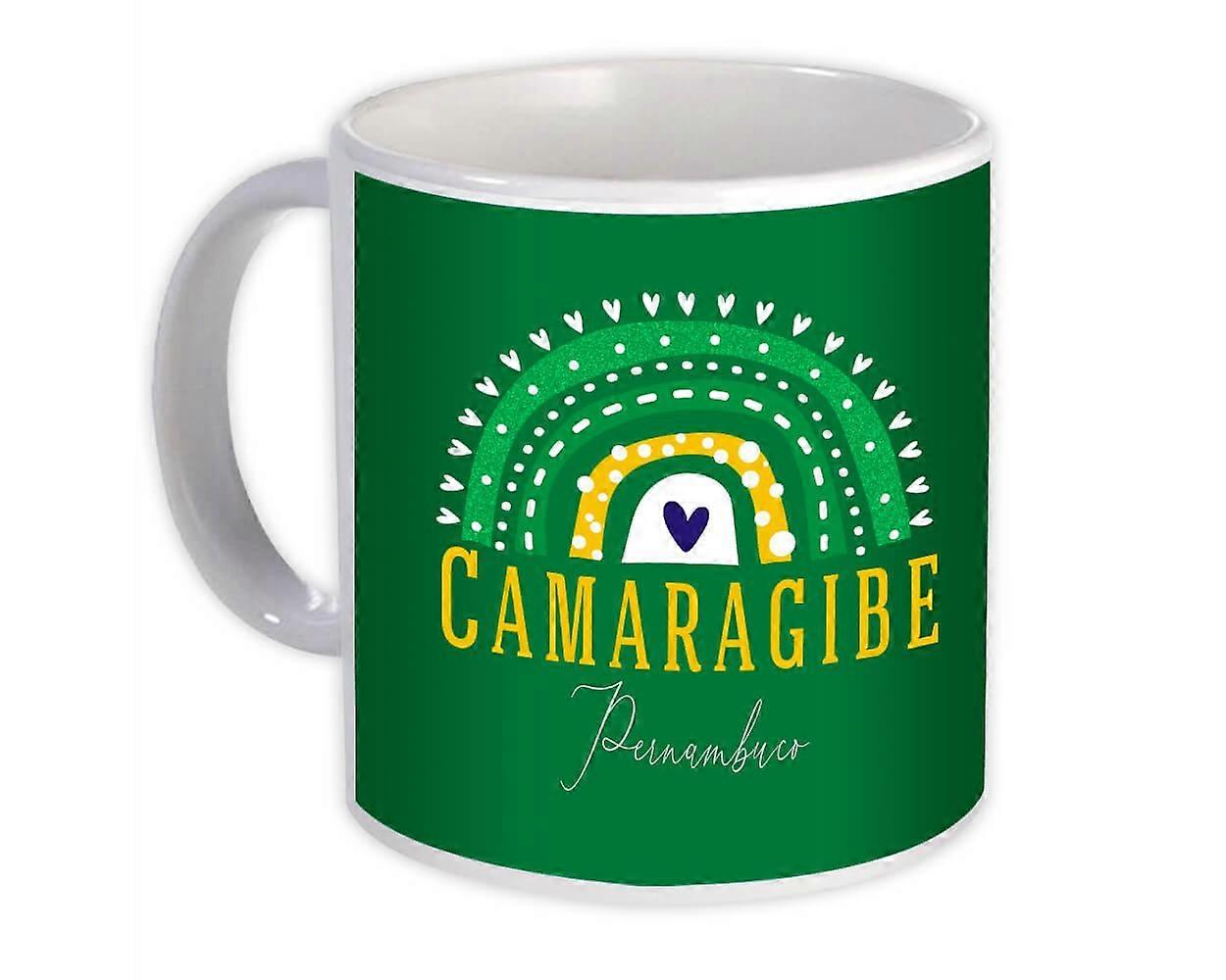 Caneca de presente: Camaragibe Pernambuco Rainbow