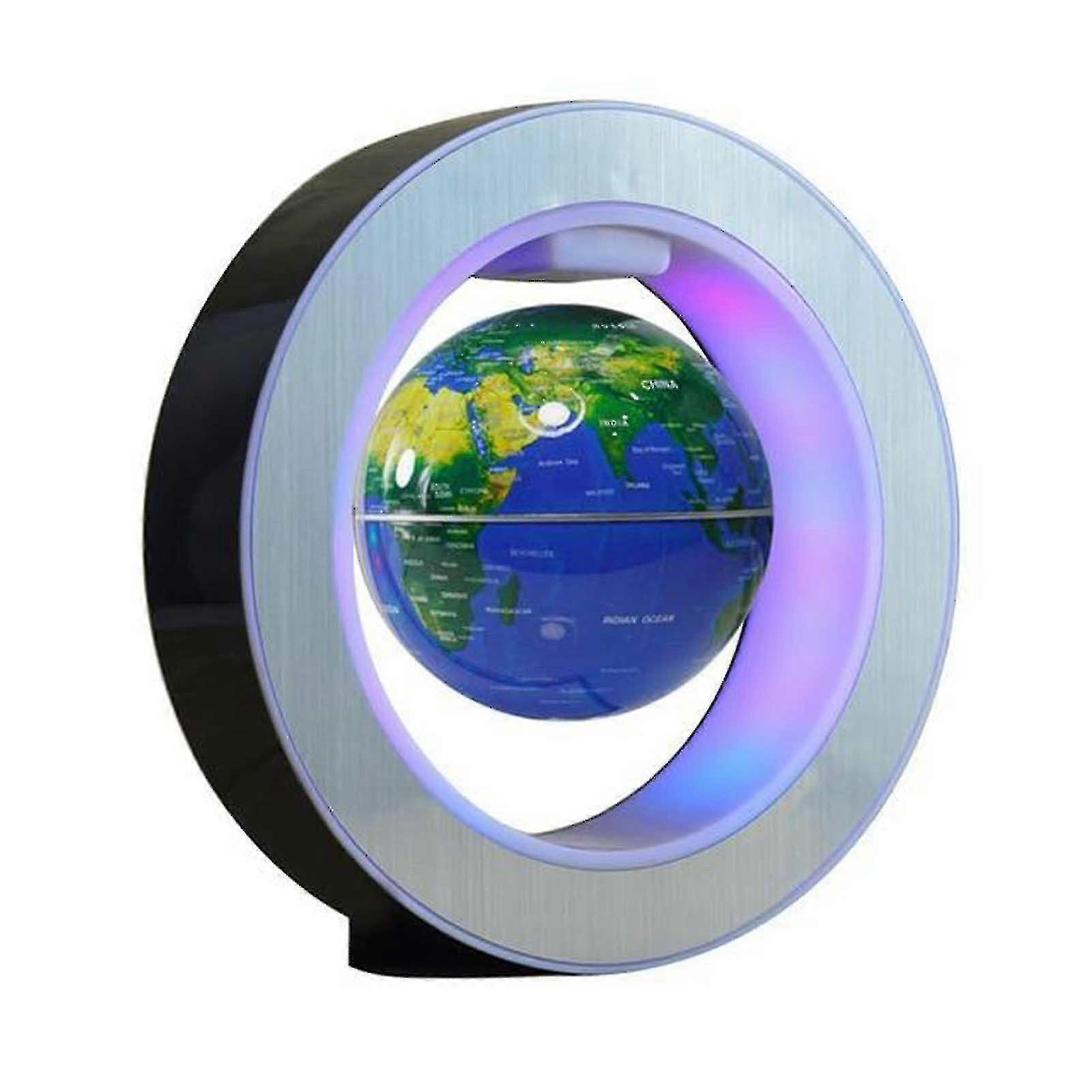 Magnetic Levitation Floating Globes Led Light Self-rotating World Map Gift Tw