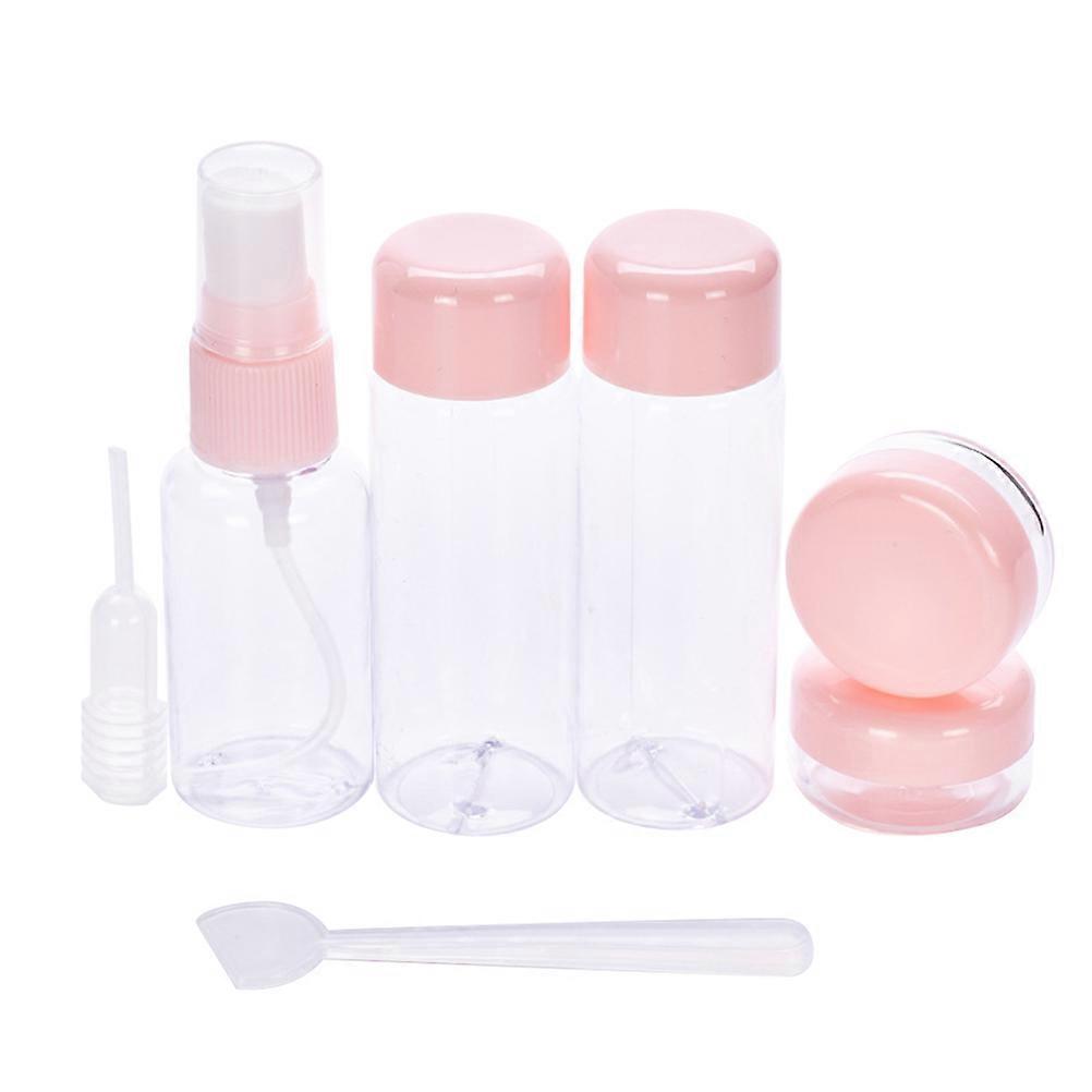 7 Pcs Plastic Go Containers Travel Bottle Shampoo Bootle Plastic Lotion Bottle Empty Shampoo Container