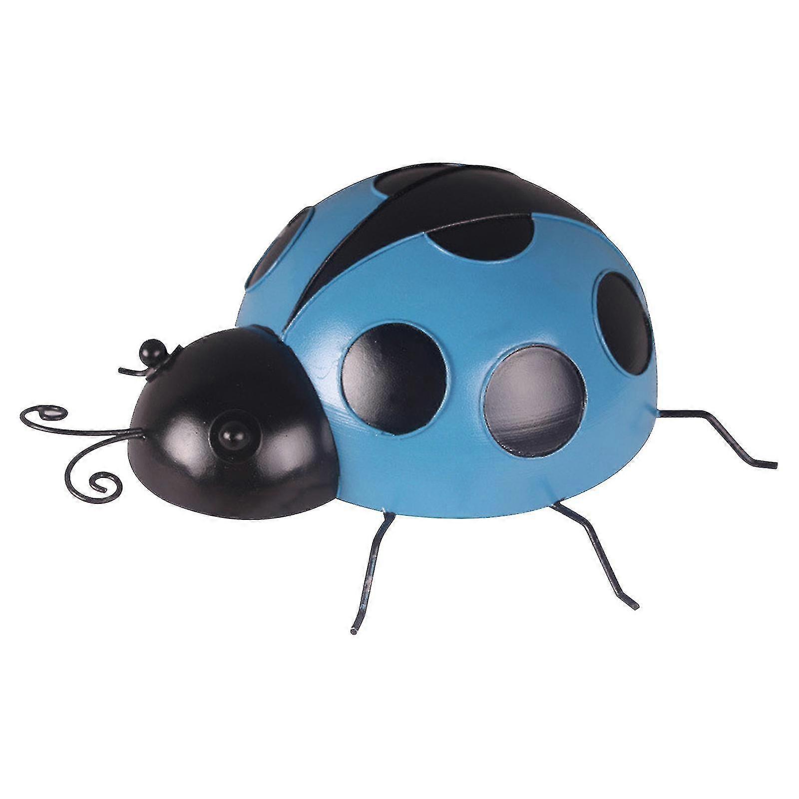 Simulation Ladybug Ornament, 1 Piece, Blue